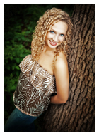 senior portrait Ashley Morrison - Pecatonica HS